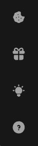 Nordcaft sidebar icon buttons