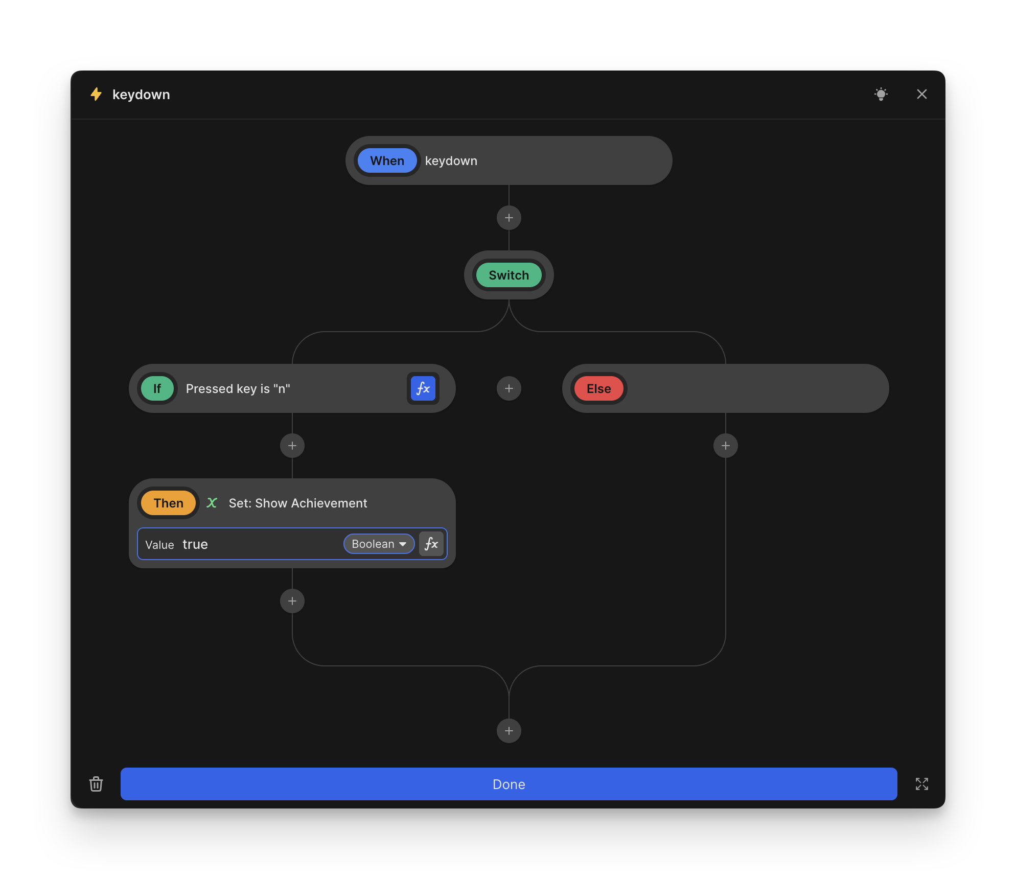 Picture of a workflow in Nordcraft