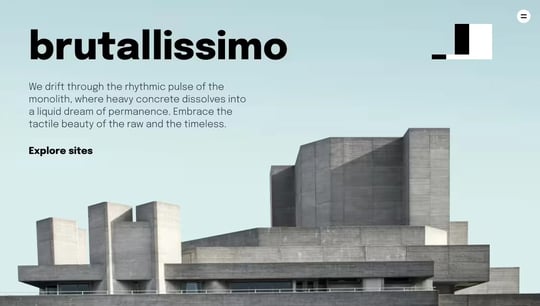 Brutallissimo website in Nordcraft