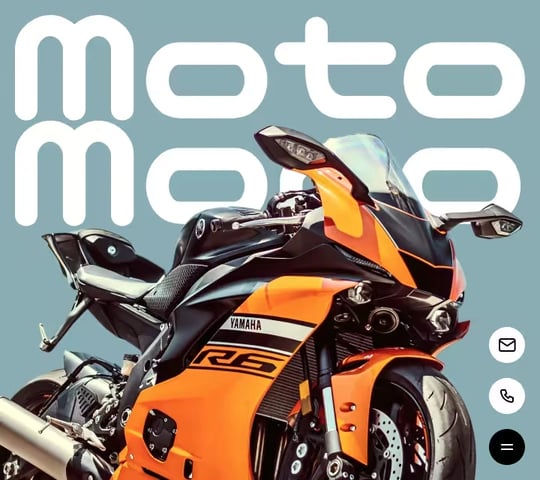 Moto Mono website in Nordcraft